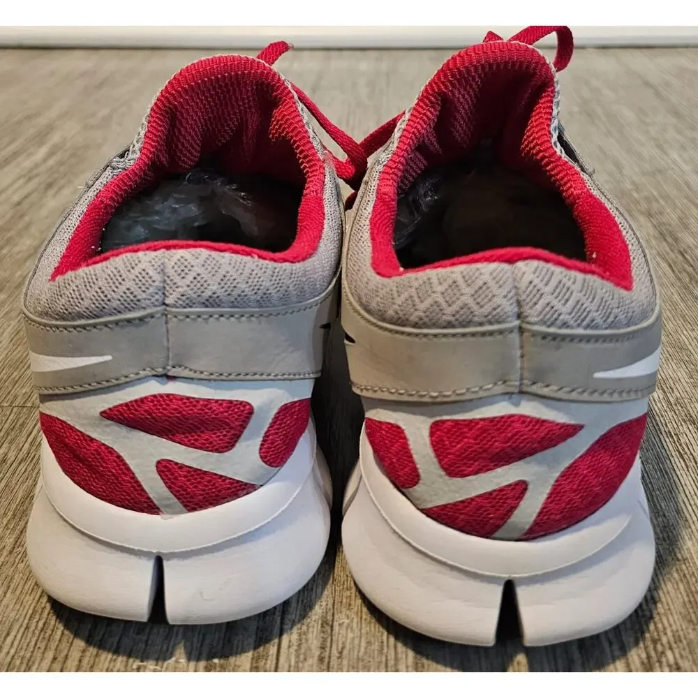 Nike Free Run+ 2 Women's Size 8 Grey Red Running Shoes 443816-026